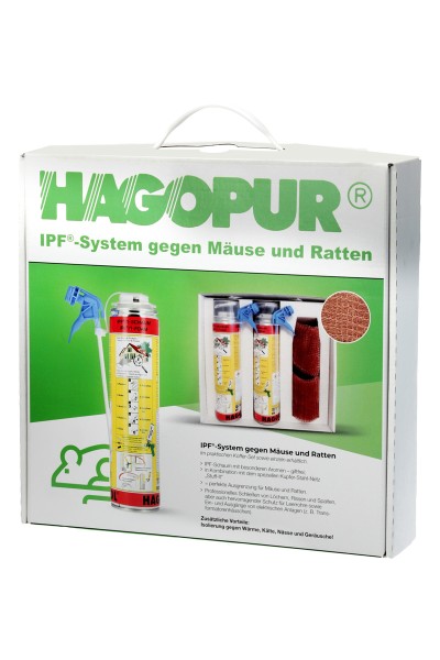Hagopur IPF® Schaumsystem Mäuse-Ratten-Set