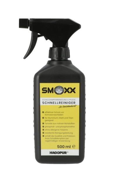SMOXX Schalldämpfer Schnellreiniger Pumpspray 500 ml